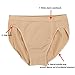 iMucci Professional Girl Ballet Nude Dance Briefs Women - Beige Velvet Nylon Panty Gymnastics Shorts Underwear Under-Pants