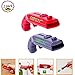 2 Pack Bottle Opener Creative Bottle Opener Cap Gun Plastic Beer Bottle Opener Cap Launcher Shooter for Home Bar Party Drinking Game (Red and Grey)