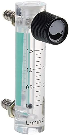 0.1-1.5L Oxygen Air Flow Meter Gas Flow Weter With Copper Connector
