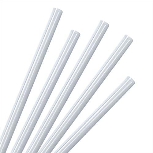Greenhouse Compostables 100% Compostable Drinking Straws - Regular Size Unwrapped Disposable Eco Friendly