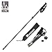 Weanas Folding Collapsible Trekking Pole Climbing Stick with EVA Foam Handle, Ultralight Adjustable Alpenstocks, for Travel Hiking Climbing Backpacking Walking