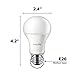 Philips 455709 LED Non-Dimmable A19 Frosted Light Bulb: 1500-Lumen, 2700-Kelvin, 14.5-Watt (100-Watt Equivalent), E26 Base, Soft White, 3-Pack