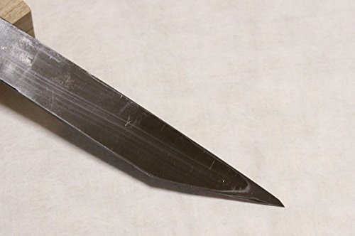 Left Hand Kiridashi Knife Japanese Kogatana Woodworking Fujiwara Yasuki White 2 Steel Blade Width 21mm