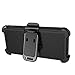 Dailylux Shockproof Case for Samsung Galaxy Note 8, Rugged Heavy Duty Hybrid Holster Rotating Swivel Protective Bumper Kickstand Cover with Belt Clip, Black