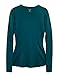 Woolx Hannah - Women's Merino Wool Top - Midweight, Moisture Wicking Merino Wool Base Layer, Medium, Midnight Teal