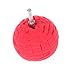 ZFE 2pcs Red & Black 70mm Buffing Ball Finishing Buff Polishing Pad PowerBall Metal Polishing Tool For Car Polishing