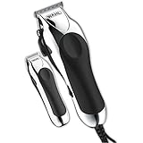 Wahl Deluxe Chrome Pro, Complete Hair and Beard Clipping and Trimming Kit, Includes Quality Clipper with Guide Combs, Cordless Trimmer, Styling Shears, for A Cut Every Time, 79524-5201