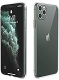 Temdan iPhone 11 Pro Case, HD Clear Ultra Slim Fit Soft TPU Protective Clear Case Shock-Absorption Anti-Scratch Compatible Cover Cases for iPhone 11 Pro 5.8 inch 2019-Clear