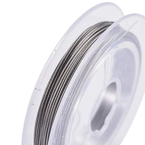 DanLingJewelry 10Rolls 0.38mm/Gauge Tiger Tail Wire Craft Jewelry Beading Wire On Spool 8.7-10.9yard/26.2-32.8feet/8-10m/roll Stainless Steel Color - Thumbnail 5