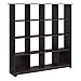Bush Furniture Cabot 16 Cube Bookcase in Espresso Oak