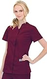 New Scrub Zone by Landau Snap Front Tunic 70223