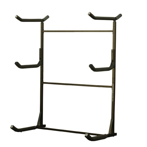 Sparehand Catalina Plus Freestanding Triple Storage Rack for 3 Kayaks or Canoes - Thumbnail 2
