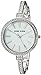 Anne Klein Women's AK/2847SVST Swarovski Crystal Accented Silver-Tone Watch and Bangle Set