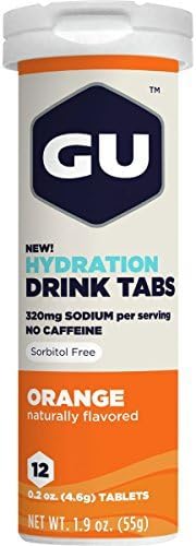 GU Energy Labs Hydration Drink Tablets Bulk Pack, Orange, 8 Count (Pack of 8) by GU Energy Labs