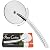 Limitless Chef Premium Stainless Steel Sharp Pizza Cutter Wheel, Zinc Alloy Pizza Pi Cutter, Also use for Pastry and Cakes, Easy to Clean, Dishwasher Safe.