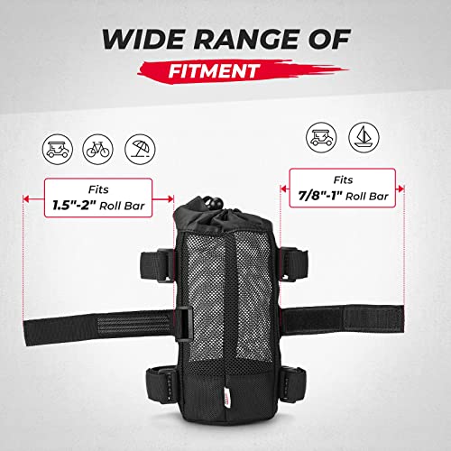 Kemimoto Golf Cart Speaker Mount Portable UTV Speaker Holder Cup Holder