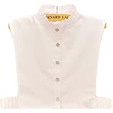 Collar De Media Camisa Sunnimix Desmontable Vintage Falso Blusa Cuello Negro Sunnimix Collar De Media Camisa De Mujer