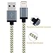 Aplenta 2-Pack 10ft 8 Pin Lightning to USB Cable Syncing and Charging Cable Cord for iphone SE,iPhone 7,7Plus,6s, 6s+, 6+, 6,5s 5c 5,iPad Mini, Air,iPad5,iPod on iOS10(gold&gray)