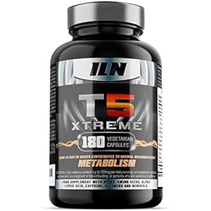 T5-Xtreme-for-Men-and-Women-HIGH-in-CHROMIUM-which-contributes-to-normal-macronutrient-METABOLISM-the-maintenance-of-normal-BLOOD-GLUCOSE-LEVELS-180-Vegetarian-Capsules Iron Labs T5 Xtreme for Men and Women – Keto Diet Friendly – Plus Green Tea Extract, L Carnitine and Caffeine – High in…