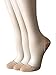 CAcB sox 3 pairs Women's Lowest Cut Liner Socks w/Forefoot Cushion & Silicone Heel,3 pairs