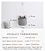 AARAINBOW 1 Pack Mini Cotton Linen Fabric Closet Detachable Foldable Washable Hanging Storage Bag with 3 Pockets Over The Wall Door Organizer for Room Bathroom (Khaki)