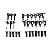 KEMIMOTO UTV Door Pods, UTV Front Door Speaker Pods Compatible with 2015-2023 Polaris RZR 900 S 1000 XP ACE