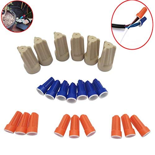 Wire Connectors Kit Waterproof Nuts Easy Outdoor Seal Elec Easy Twist