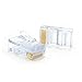kenable RJ48 Crimp End 10P10C 10 Pin Plug for Solid/Stranded Cable [10 Pack]