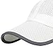 Panegy Unisex Mesh Brim Tennis Cap Outside Sunscreen Quick Dry Adjustable Baseball Hat