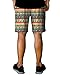 INTO THE AM Desert Tribal Athletic Shorts, Men's Board Shorts for Basketball, Swim, Gym, & Workout