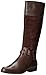 AK Anne Klein Women's Coldfeet Wide Leather Riding Boot