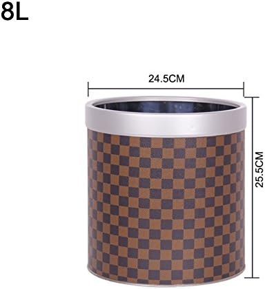 Trash can stainless steel trash cans without lid kitchen,restroom , living room trash can-B