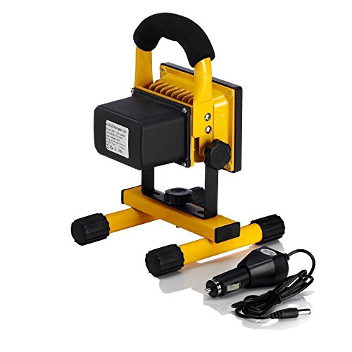 power kuwait adapter Rechargeable Portable Light,100W Light,Goodee Cordless LED Flood 10w Work Halogen Bulb