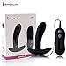 Zemalia Sally Vibrating Silicone Anal Vibrators Adult Sex Toys Vibe for Men or Couples G-Spot Stimulator for Female Masturbation Discreet Package(Black)