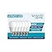 Vivid Lighting LED Bulbs, 60 Watt Replacement, 8W, 800 Lumens, 6 Pack, Soft White (2700K), Non-Dimmable