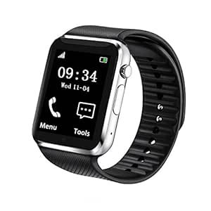 fantime reloj inteligente Bluetooth reloj de pulsera con tarjeta ...