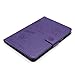 Mini 2 3 Case-LittleMax Smart Embossed Leather Flower Cards Holder Case Stand Cover with Auto Wake / Sleep for Apple iPad Mini 3 / 2 / 1 [Free Stylus Pen]-#1-Purple Butterfly