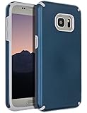 Samsung Galaxy S7 Case,Galaxy S7 Case,SENON Slim-fit Shockproof Anti-Scratch Anti-Fingerprint Protective Case Cover for Samsung Galaxy S7,Navy