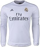 adidas Men's Soccer Real Madrid Home Jersey Long Sleeve