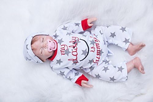 Otard 22'' Latest Real Lifelike Baby Dolls Baby Dolls Real Baby Doll Lifelike Realistic Reborn Baby Dolls Soft Vinyl Silicone Lifelike Reborn Dolls For Birthday Or Xmas Gift