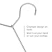 HOUSE DAY Metal Hangers 20 Pack Strong Metal Wire Hangers 16.5 Inch, Coat Hanger, Standard Hangers, Suit Hangers, Clothes Hanger