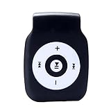 Sannysis Mini Clip USB MP3 Player Micro SD TF Card Music Media (Black)