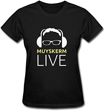 Hangliy Women's Muyskerm Cotton Short Sleeve T Shirt