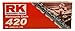 RK Racing Chain M420-110 (420 Series) 110-Links Standard Non O-Ring Chain with Connecting Link primary