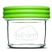Nellam Baby Food Storage Containers - Leakproof, Airtight, Glass Jars for Freezing & Homemade Babyfood Prep - Reusable, BPA Free, 4 x 4oz, 4 x 8oz Set, that is Microwave & Freezer Safe