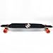 Backfire New Cruiser Drop Through Longboard Complete Professional Longboards, balck and white
