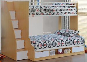 4ft bunk beds with storage