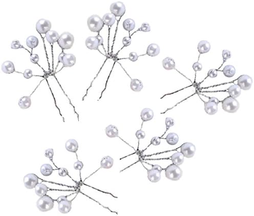 ローズローラン Roserolan パール 結婚式 ヘアピン お呼ばれ 5本 超歓迎された パーティー