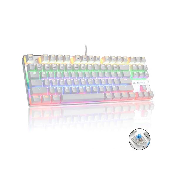 Mechanical-Gaming-KeyboardHiveNets-87-Keys-Blue-Switches-Anti-Ghosting-RGB-Breath-Backlit-for-PC-Macbook-Laptop-and-More-Update-Version-White HiveNets Mechanical Gaming Keyboard, 87 Keys Blue Switches Anti-Ghosting RGB Breath Backlit for PC Macbook Laptop and…