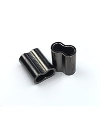 Mini Doble barril de cobre Crimp mangas 1.000 piezas